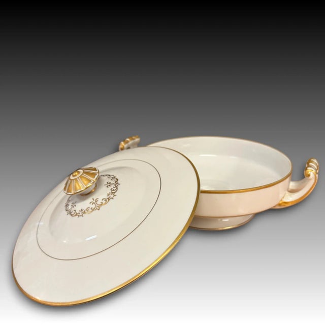 1950s Noriatka China Japan, Goldcroft 4983 Lidded Vegetable Bowl, Circa 1950 For Sale - Image 5 of 7
