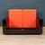 Black Vintage Two-Seater Saratoga Sofa by Lella and Massimo Vignelli for Poltronova, 1960s For Sale - Image 8 of 18
