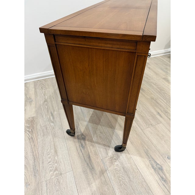 Coffee 1980s Drexel Palazzo Mid - Century Modern Dry Bar For Sale - Image 8 of 12