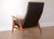 MCM Danish Modern Teak & Black Vinyl Reclining Lounge Chair For Sale In San Francisco - Image 6 of 18