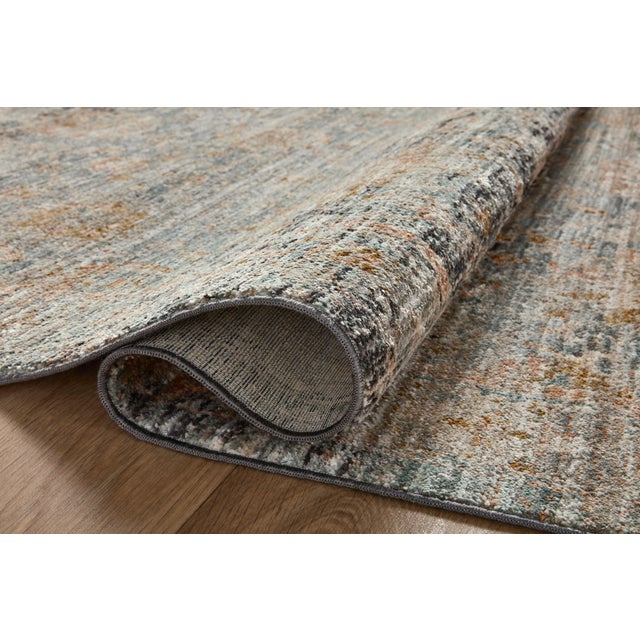 Loloi Rugs Jean Stoffer x Loloi Katherine Ocean / Coral 2'-3" x 3'-10" Accent Rug For Sale - Image 4 of 10