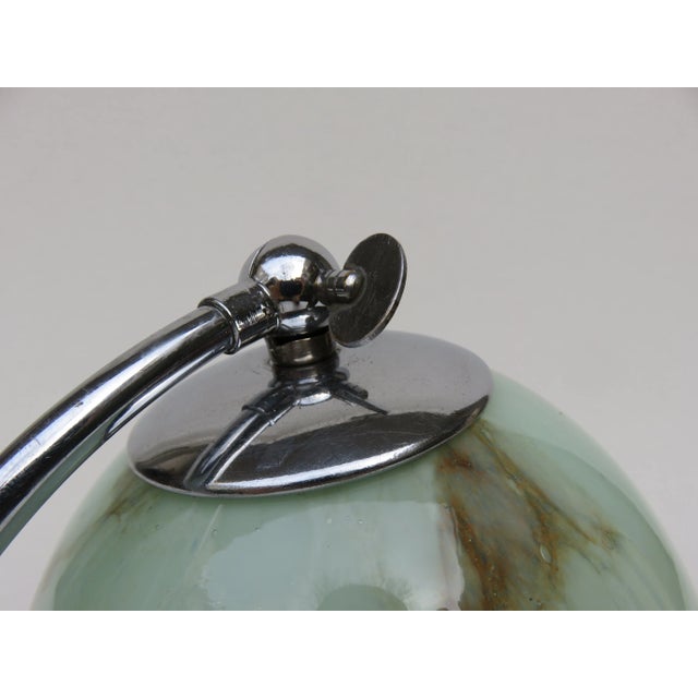 Metal Vintage Art Deco Chrome Table Lamp For Sale - Image 7 of 11
