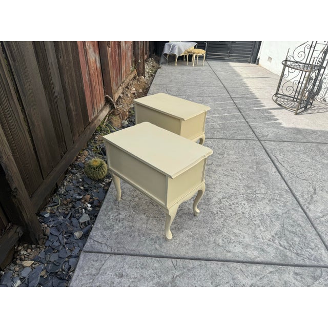 1960s French Provinicial Style Nightstands 1960’s For Sale - Image 5 of 7