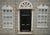Tall Antique Georgian Painted Town House Wardrobe with Drawers For Sale - Image 6 of 16