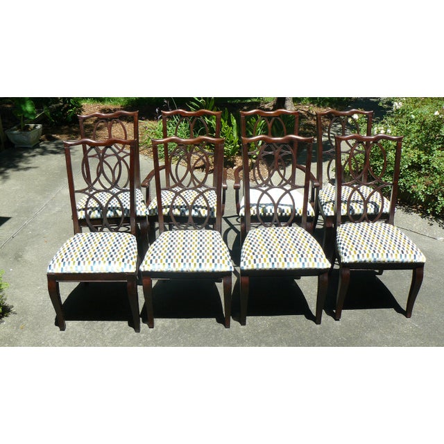Mahogany Dining Chairs Set of 8 Chairish