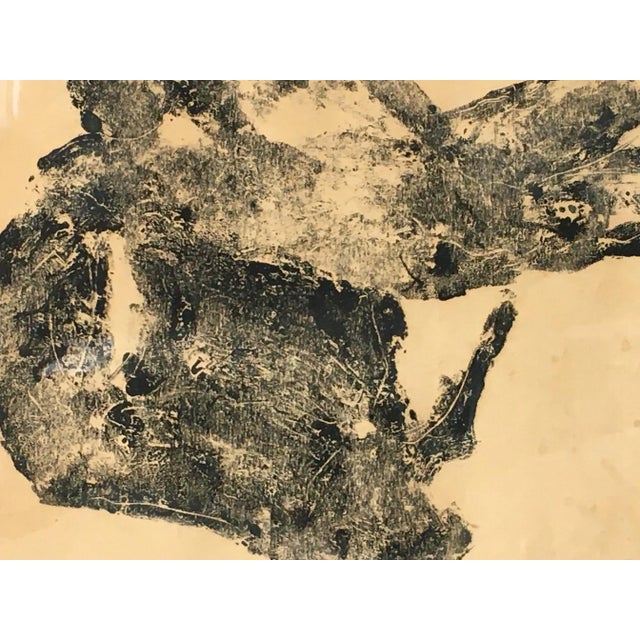 1980s Abstract, Ink on Paper, Signed For Sale - Image 5 of 8