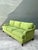 Vintage Baker Chartreuse Roll Arm Sofa For Sale - Image 10 of 12