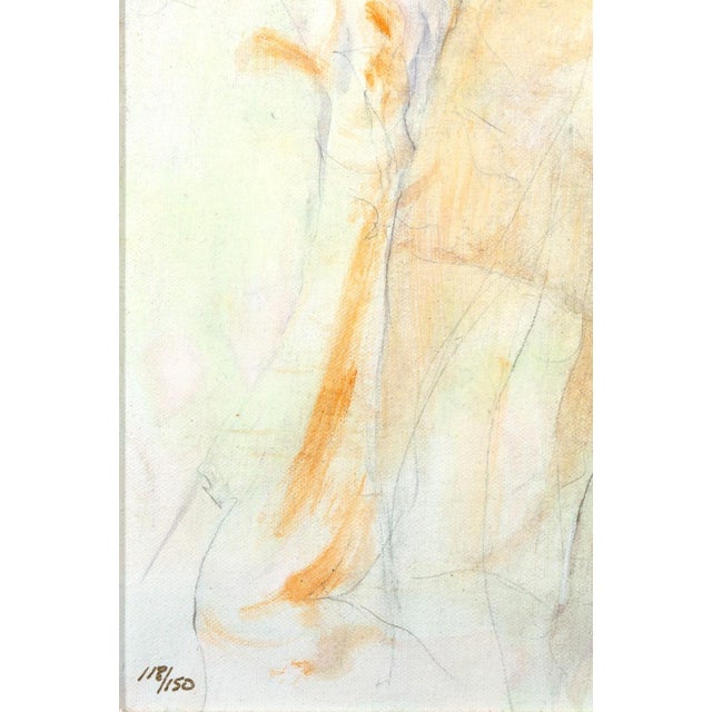 2010s Gary Benfield Tranquil Moments Signed Embellished Serigraph on Canvas 118/150 For Sale - Image 5 of 6