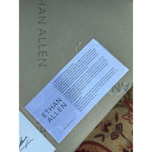 Ethan Allen Upholstered Manual Recliner Chair For Sale - Image 9 of 10