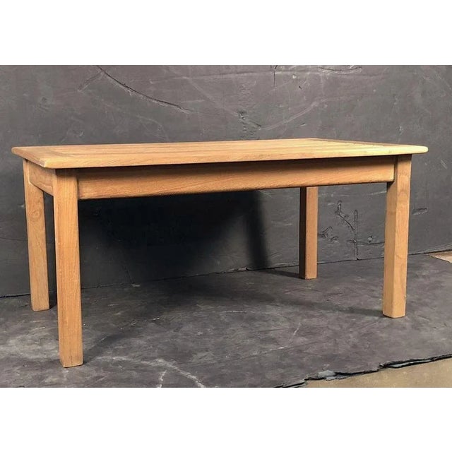 Mid 20th Century English Rectangular Low Table of Teak for the Garden or Patio For Sale - Image 5 of 13
