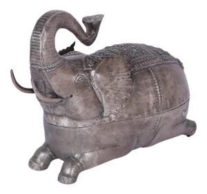 Large Anglo Indian Elephant Box