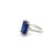 Metal Sapphire Diamond Ring Size 6.25 14k Gold 6.84 TCW Certified For Sale - Image 7 of 13