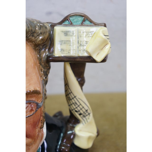 Royal Doulton 1990s Royal Doulton Franz Schubert Great Composer Toby Character Jug For Sale - Image 4 of 12