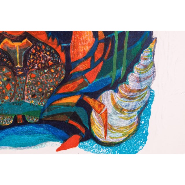 Printmaking Materials Judith Bledsoe Cancer Signed Contemporary Modern Lithograph Framed 2000s For Sale - Image 7 of 8