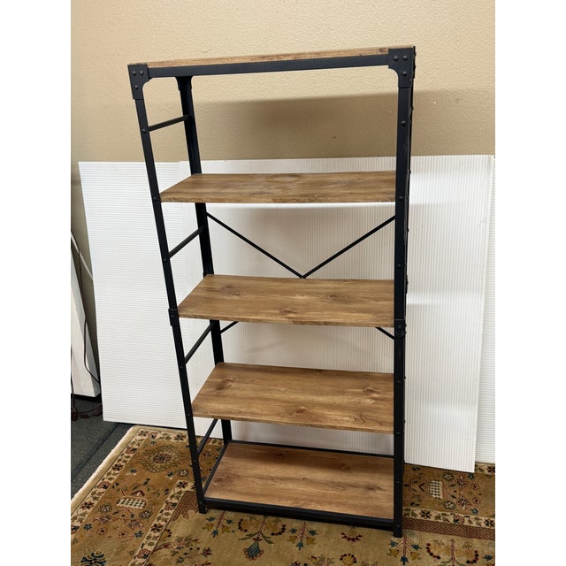 Urban Industrial Angle Iron Bookcase For Sale - Image 12 of 12