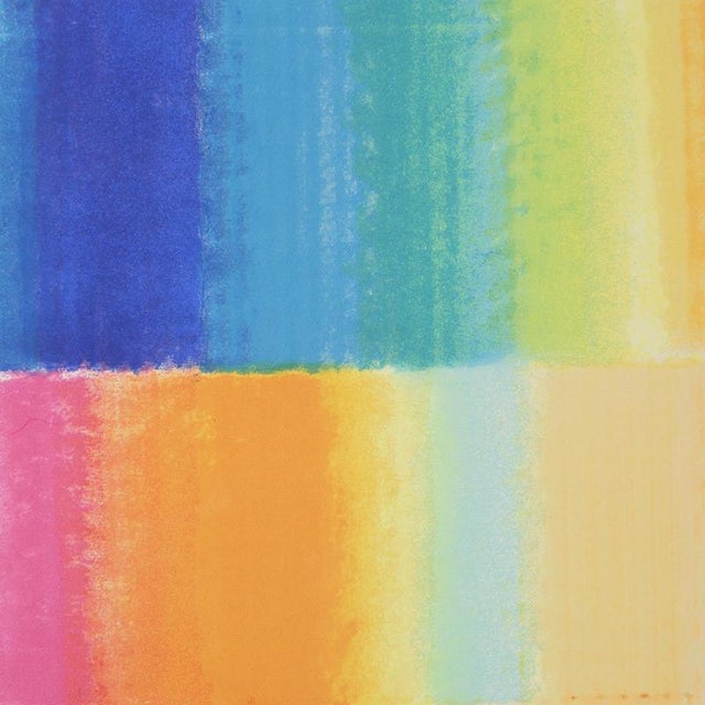 Modern Heinz Mack, Untitled, 20th Century, Silkscreen, Framed For Sale - Image 3 of 6