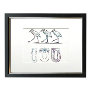 Max Ernst Original Lithograph Untitled 1970 Framed