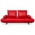 Red Leather Prado Two-Seater Sofa from Ligne Roset with Manual Function For Sale - Image 5 of 5