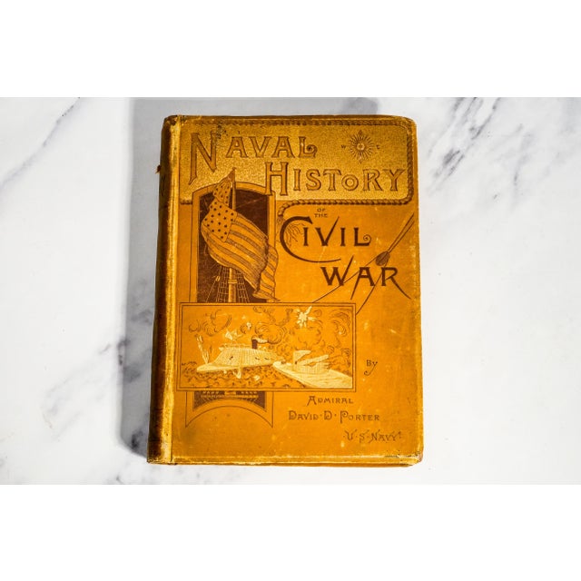 A fascinating piece of American naval and Civil War history, this substantial 1886 volume, The Naval History of the Civil...