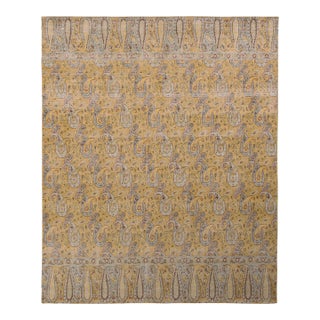 Rug & Kilim’s Oversized Parker Rug in Yellow, 12x18 For Sale