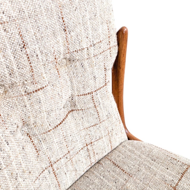 Beige Vintage Danish Teak Chairs from Vamdrup Stolefabrik, Set of 2 For Sale - Image 8 of 12