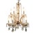 This exquisite mid-century Italian chandelier reflects the refined artistry of 1950s crystal lighting. Designed with ten...