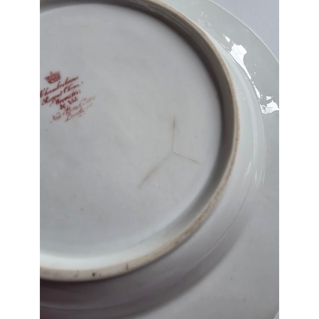 Pair of Antique Chamberlains Worcester Regent China Bowls For Sale - Image 9 of 17