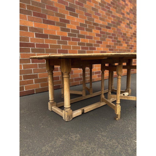 19th Century Oak Gateleg Table For Sale - Image 10 of 18