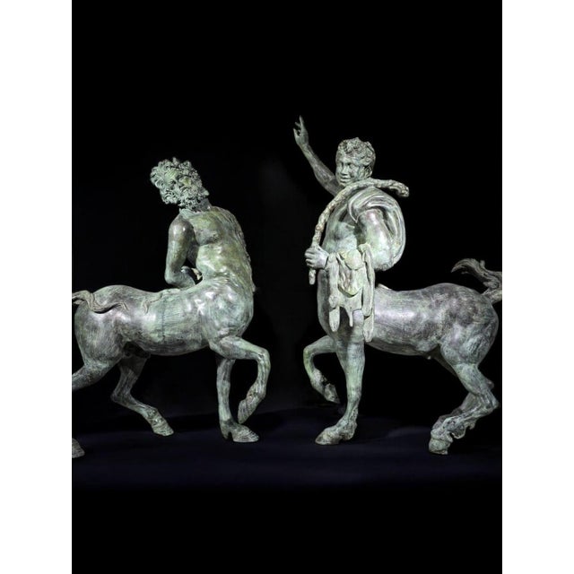 Monumental Furietti Centaurs in Bronze, 1950, Set of 2 For Sale - Image 12 of 14