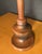 Vintage Mid-Century Modern Scandinavian Adjustable Wooden Candle Holders Brass Inserts- A Pair For Sale - Image 9 of 12