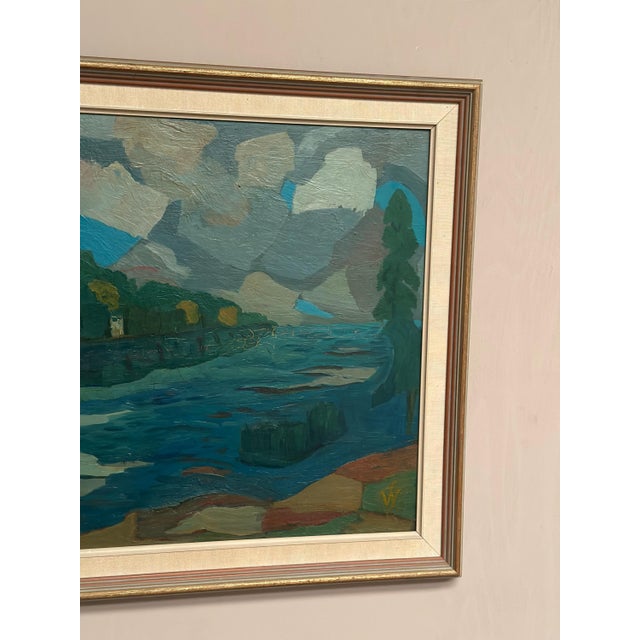 Sven Westman, Filipstad, 1960s, Oil on Panel, Framed For Sale - Image 9 of 18