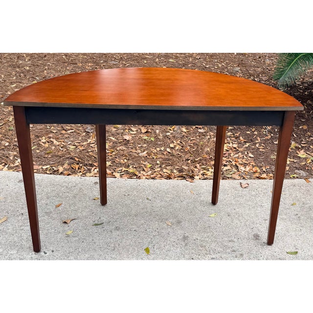 Pair of George III Demi Lune Console Tables For Sale - Image 12 of 12