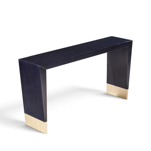 Wood Jacques Garcia for Baker Furniture Rhapsody Console Table For Sale - Image 7 of 8