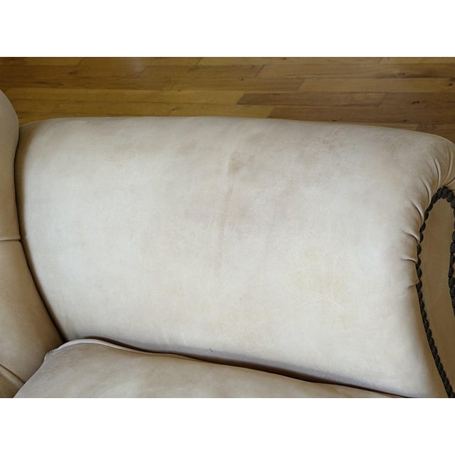 George Smith Chesterfield Sofa in Nubuck Leather For Sale - Image 17 of 18