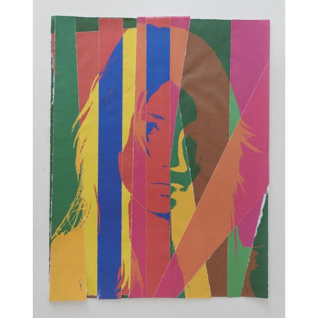 Contemporary pop art collage from serigraph prints by David Grinnell (21st century) Texas. Unsigned. Unframed.