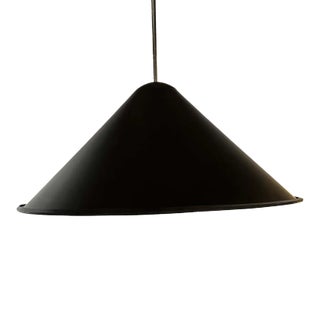 Tom Dixon Modern Black Pendant Light With Frosted Plexiglass Bottom For Sale