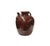 Vintage Earthy Dark Brown Village Rural Pottery Ceramic Pot Vase For Sale - Image 4 of 6