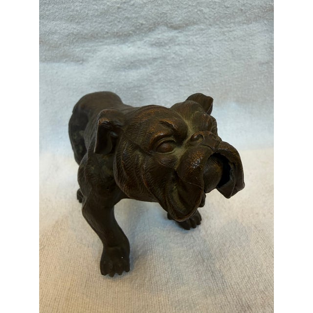 1930s Cast Iron Bulldog For Sale - Image 9 of 12