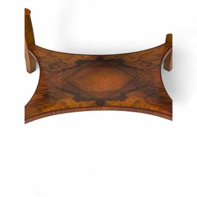 Wood Biedermeier Side Table or Sewing Table, 1820s For Sale - Image 7 of 12