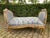 Late20C French Louis XVI Gold Gray Velvet Settee-1Pc For Sale - Image 13 of 13