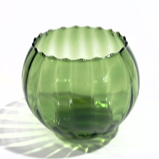 Empoli Mid-Century Empoli-Attributed Glass Vessel Color Sampler Curation - Group of 4 For Sale - Image 4 of 18