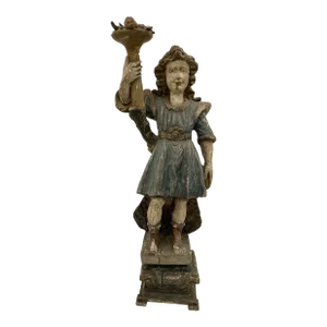 Overscale 18th Century Painted Figure