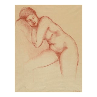 S. LeDrew Sleeping Nude Figurative For Sale