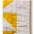 1950s American Patchwork Bowtie Quilt — Sunshine Yellow & White Cotton 35” Square For Sale - Image 4 of 18