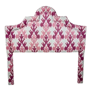 Queen Headboard Upholstered in Magenta Kelly Wearstler Fabric