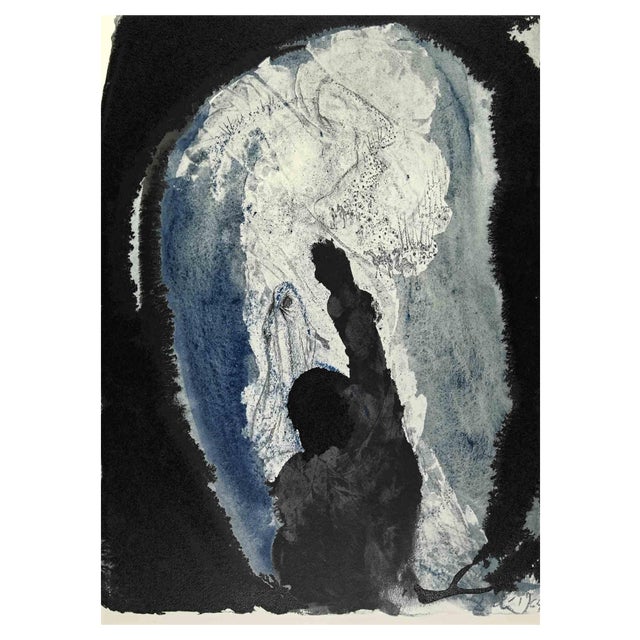 Salvador Dalí, Ieremiæ Prophetia Contra Regem Ioachin, Lithograph, 1964 For Sale