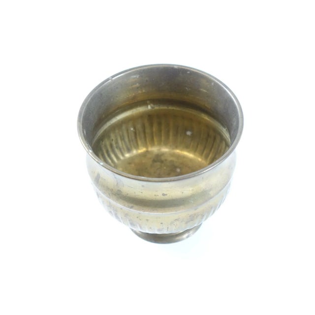 Antique Hammered Copper Vase. Made in the Mid 20th Century