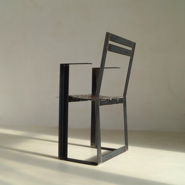 Modern Steel Chair by Albert in T Veld, 1980s For Sale - Image 13 of 18