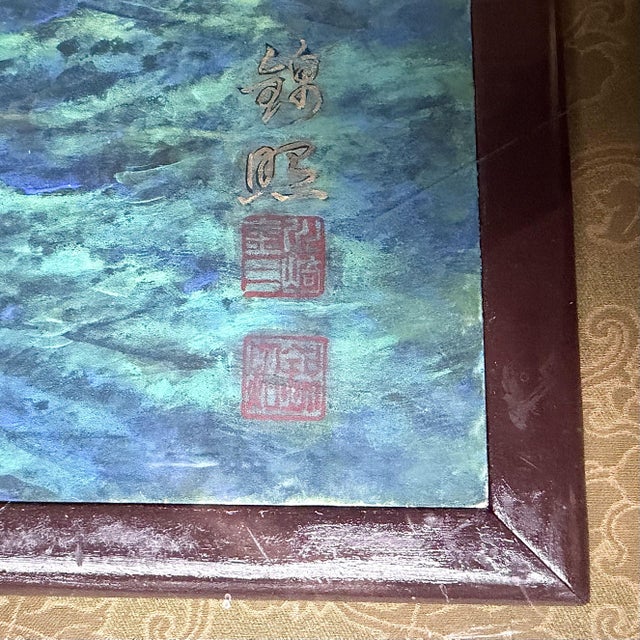 Tsuru-Ri, Mountain Landscape, 1970s, Oil For Sale - Image 14 of 16