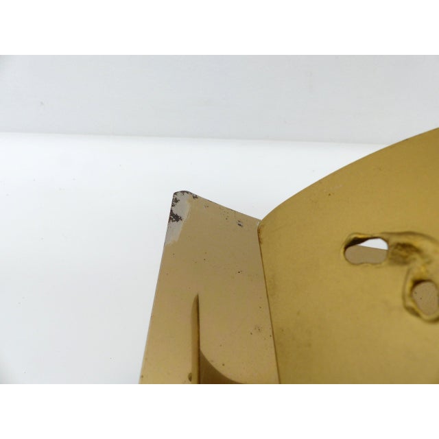 Brutalist Model 6477 Wall Lights in Perforated Brass by Boréns, Sweden, 1970, Set of 2 For Sale - Image 6 of 11